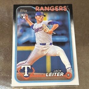 Topps Rangers Card with Blue and White Uniform
